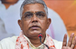 BJPs Dilip Ghosh warns TMC cadres,says mend your ways or your legs,ribs will be broken